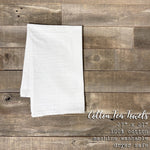 Watercolor Indigo Bunch - Cotton Tea Towel: 27" square