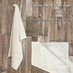 Watercolor Indigo Bunch - Cotton Tea Towel: 27" square