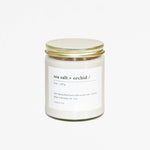 Sea Salt & Orchid -  8 oz Soy Candle: 8 oz