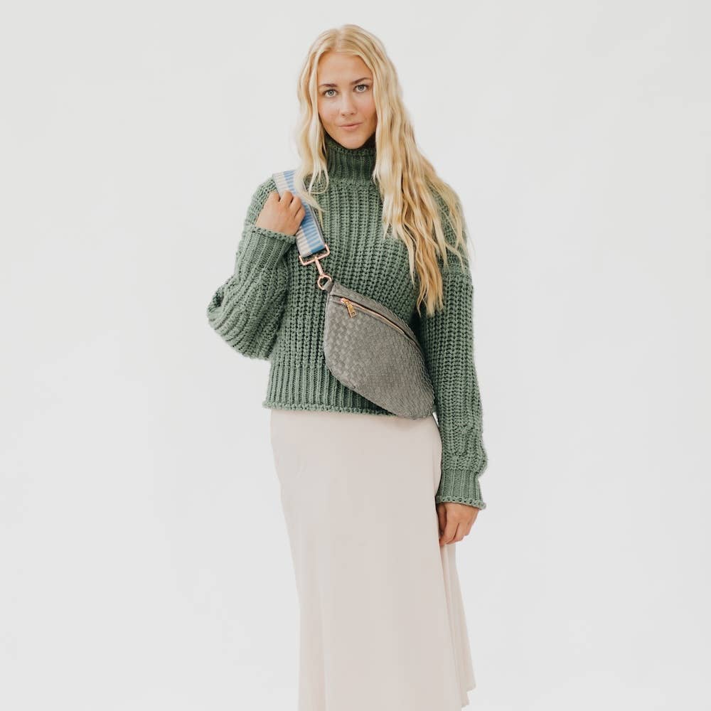 Westlyn Woven Bum Bag *NEW COLORS ADDED*: Brown