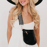Westlyn Woven Bum Bag *NEW COLORS ADDED*: Black