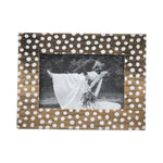 Bettina White Polka Dot 4x6 Photo Wood Picture Frame